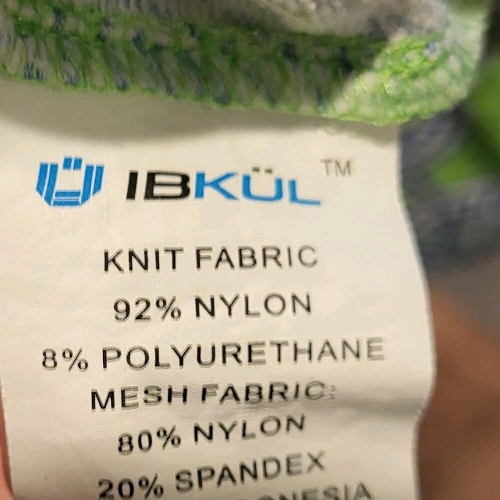 IBKUL Long Sleeve Lightweight Long Sleeve Green Hoodie Shirt Size XL - Picture 7 of 7